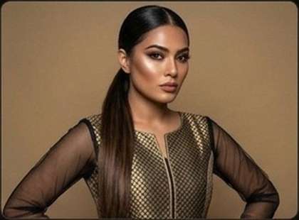 Soft everyday glam makeup with sleek ponytail